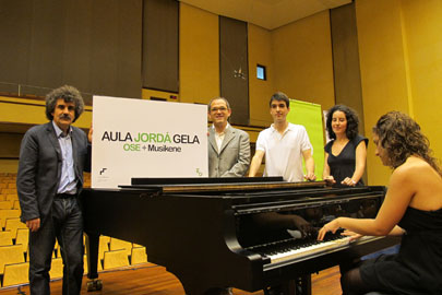 Presentación del convenio institucional de colaboración preferente entre la Orquesta de Euskadi y Musikene