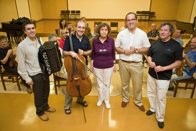 L’Orchestre reçoit la visite de Sofia Gubaidulina pendant l’enregistrement d’une monographie