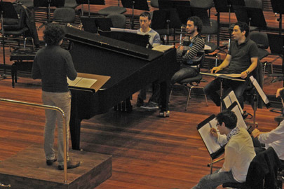 Andrés Orozco-Estrada dirige estos días el II Laboratorio de Música, centrado en jóvenes directores