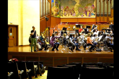 La Orquesta ensaya para los Conciertos Escolares