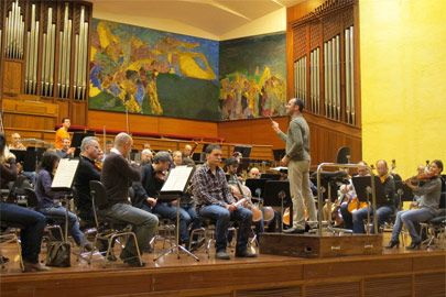 Kirmen Uribe debuta en los escenarios de la Orquesta de Euskadi