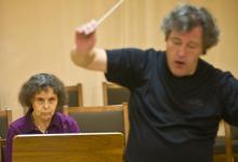 Sofia Gubaidulina et José Ramón Encinar