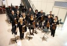 grupo de violas de la Orquesta de Euskadi