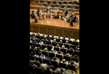 Sección de violoncellos de la Orquesta de Euskadi