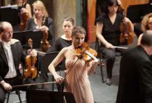 Alina Pogostkina et l'Orchestre Symphonique d'Euskadi. Photo L&P