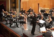 Alina Pogostkina et l'Orchestre Symphonique d'Euskadi. Photo L&P